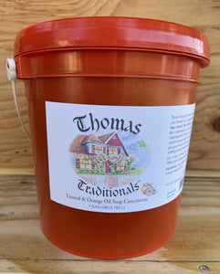 Thomas' Old Fashioned Linseed & Orange Oil Soap Concentrate - One Gallon