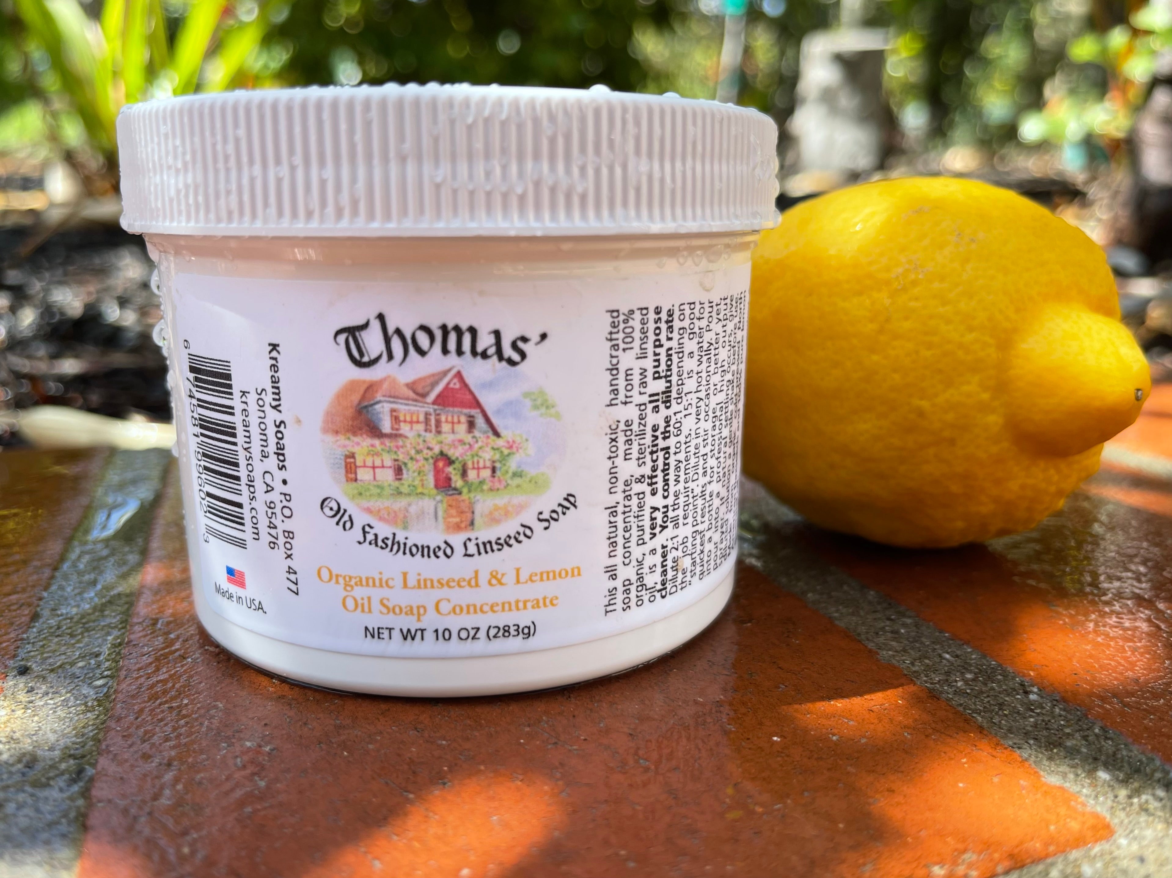 Thomas' Old Fashioned Linseed & Lemon Oil Soap Concentrate - Kreamy Soaps
