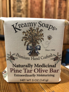 Pine Tar Olive Bar - Kreamy Soaps